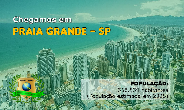 Chegamos em Praia Grande - SP