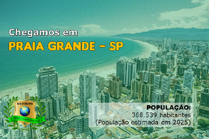 Chegamos em Praia Grande - SP