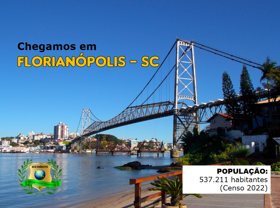 Chegamos em Florianópolis - SC