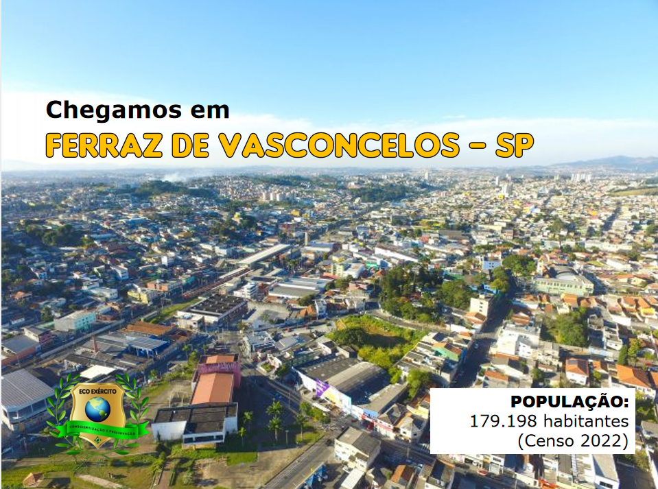 Chegamos em Ferraz de Vasconcelos - SP