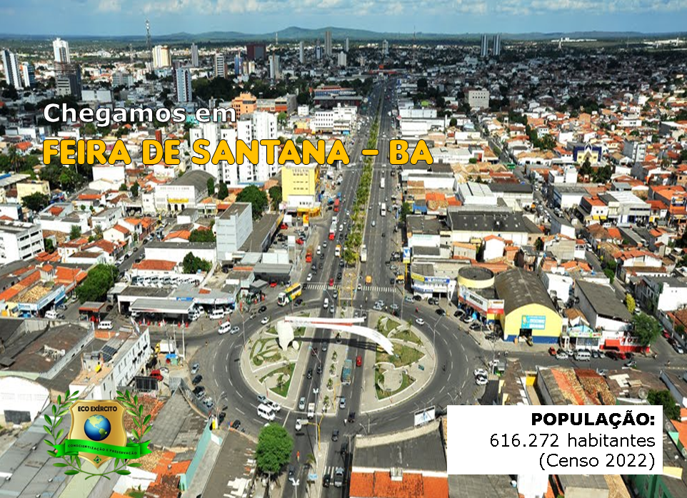 Chegamos em Feira de Santana - BA
