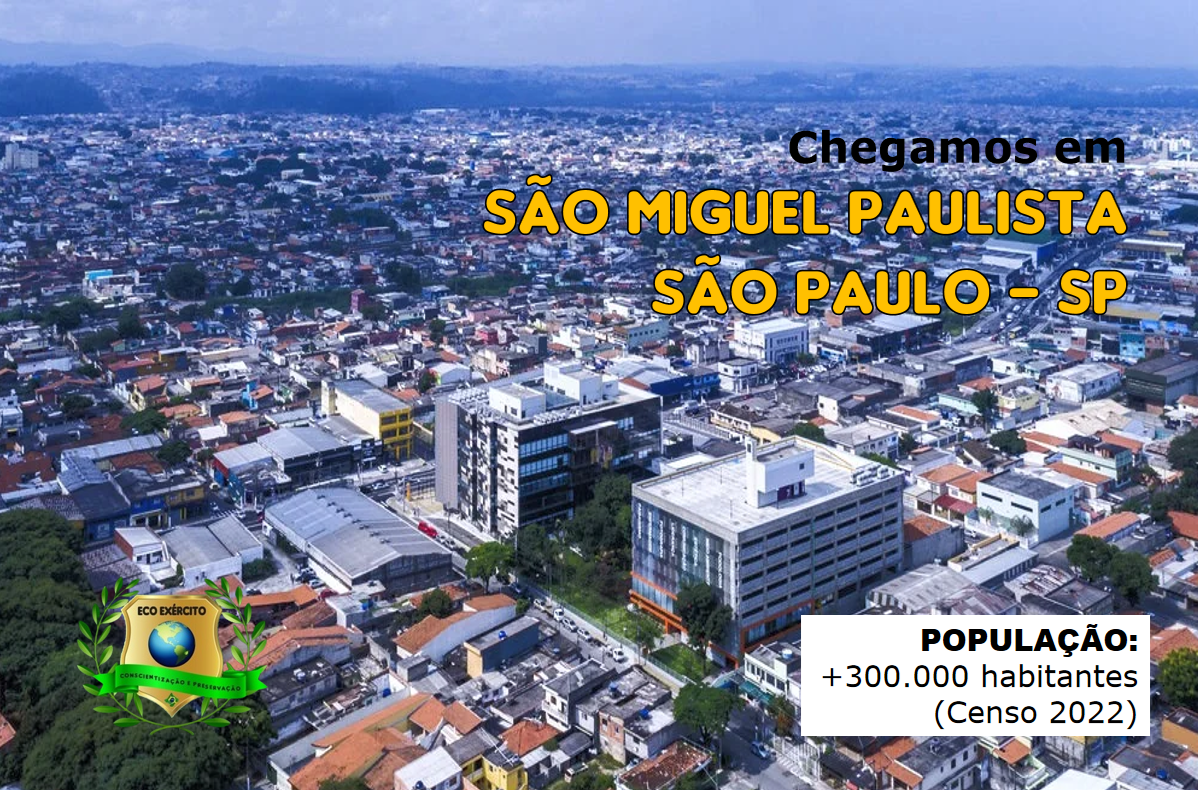Chegamos no Distrito de São Miguel Paulista - São Paulo - SP