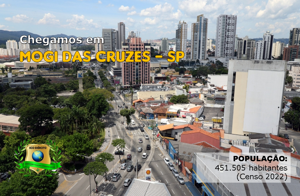 Chegamos em Mogi das Cruzes - SP