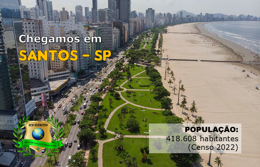 Chegamos em Santos - SP