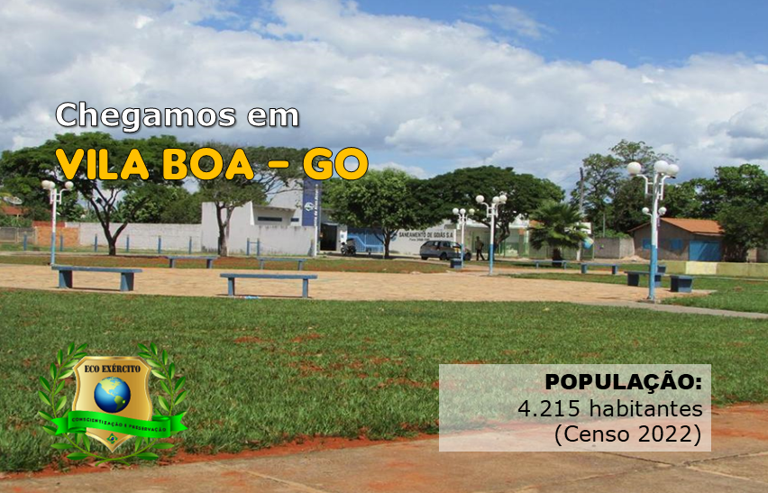 Chegamos em Vila Boa - GO