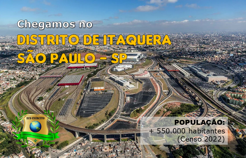 Chegamos no Distrito de Itaquera - São Paulo - SP