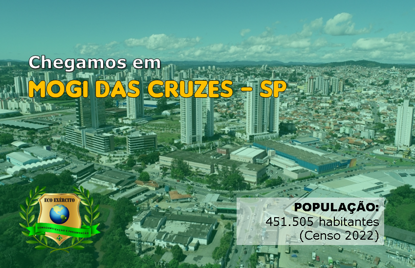 Chegamos em Mogi das Cruzes - SP