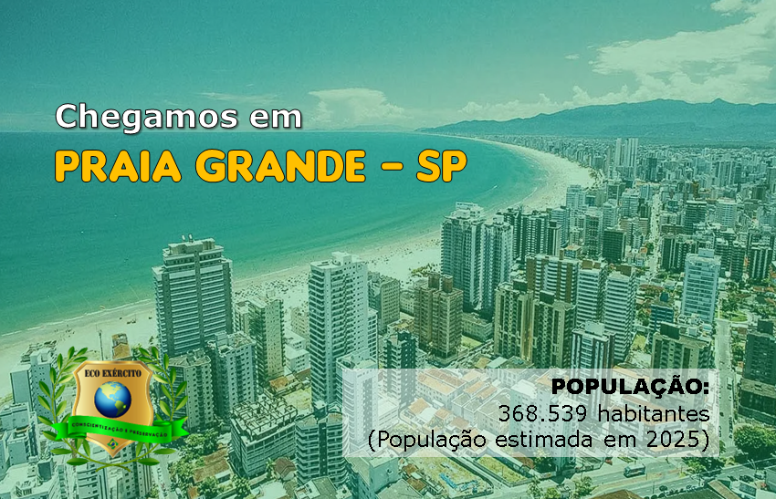 Chegamos em Praia Grande - SP